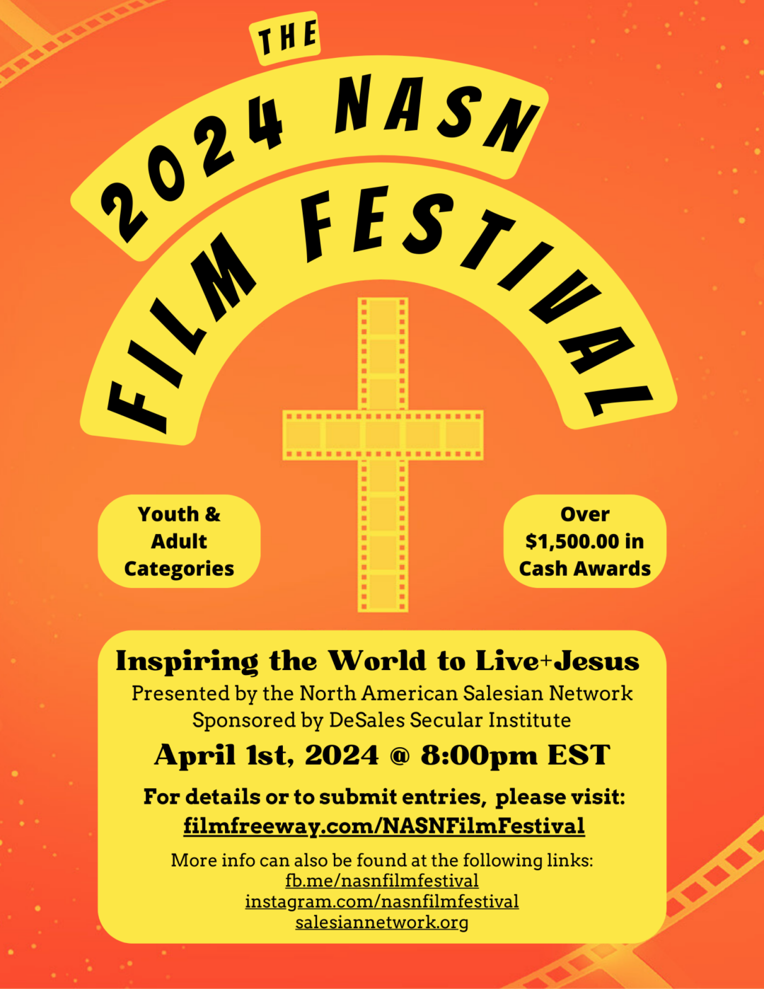 The 2024 NASN Film Festival North American Salesian Network